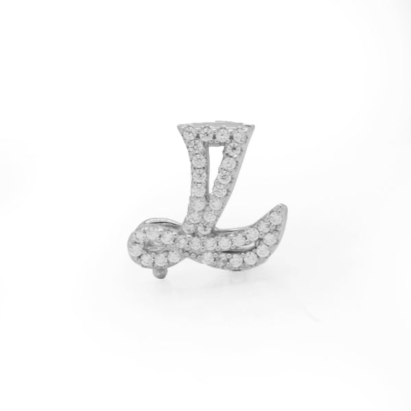 Inicial L Plateada