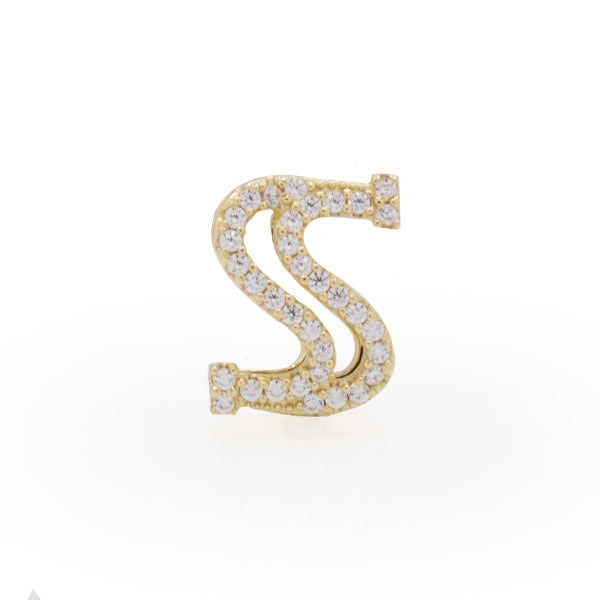 Inicial S dorado